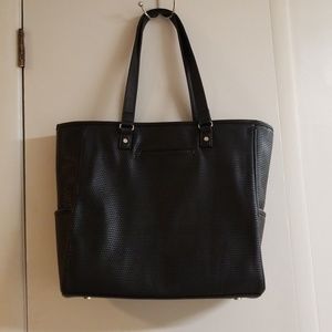 Black tote bag